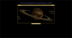 Desktop Screenshot of bodohartwigmusic.com